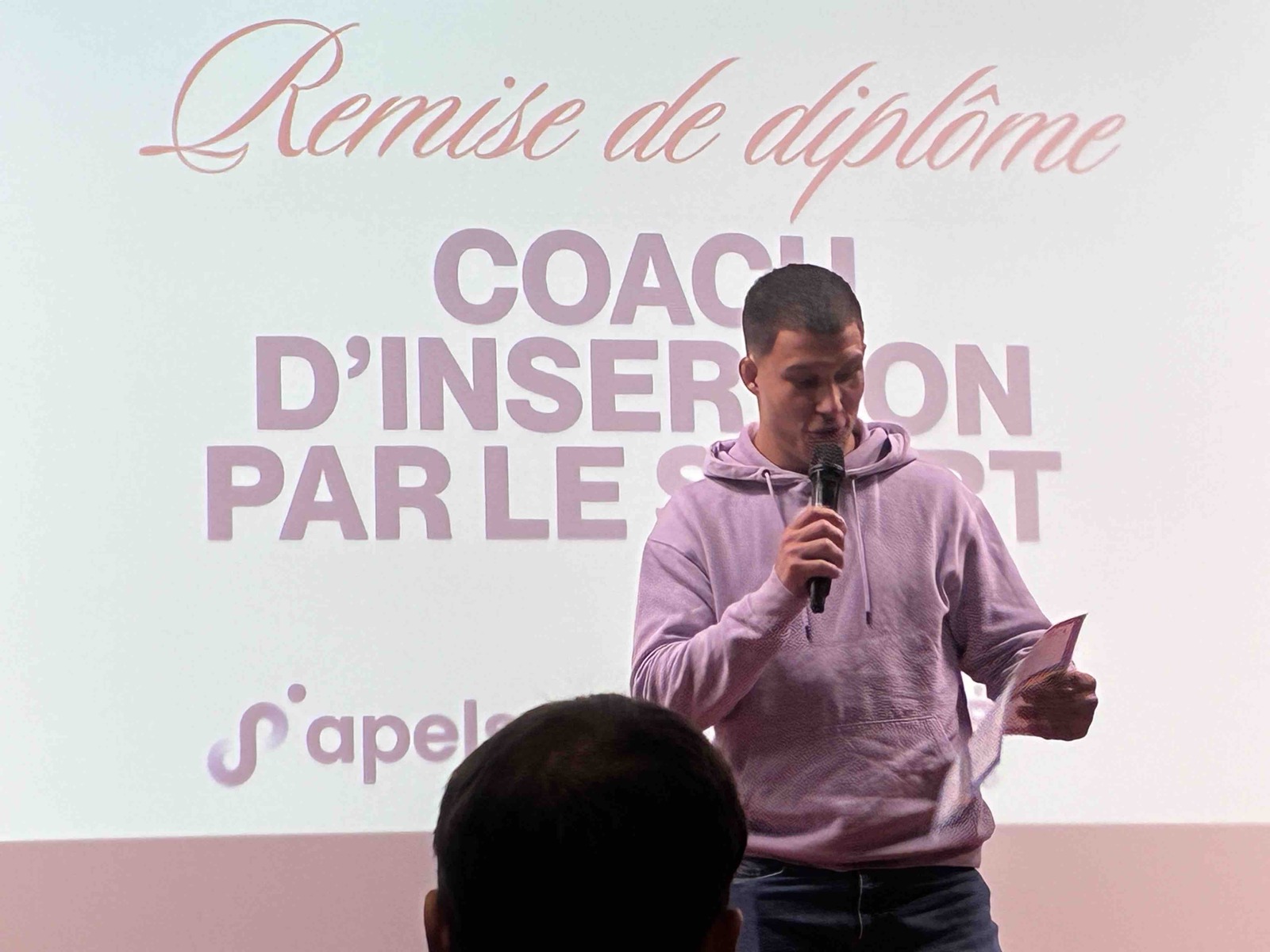 Sensei Léandre, désormais coach en insertion professionnelle par le sport