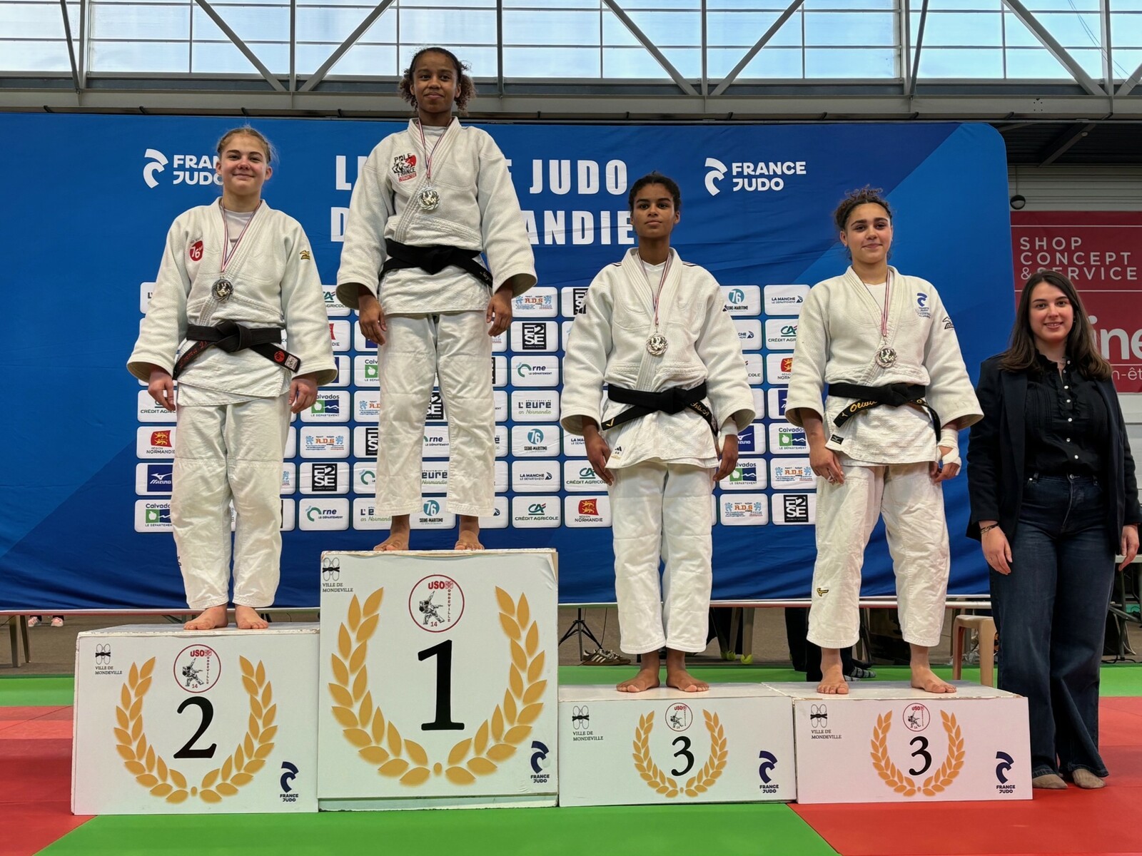 Anaya Lemarchand, championne de Normandie cadette 1D
