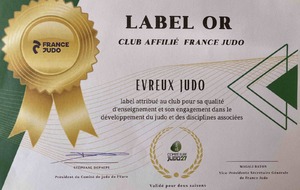 EVREUX JUDO EN OR !