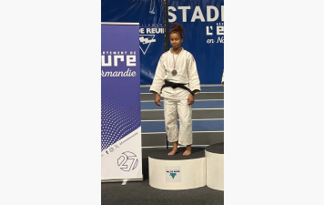 Tournoi Label A Eure Judo : Anaya Lemarchand 2ème, Quessia Diankolela 1ère, Louis Lecoq 1er