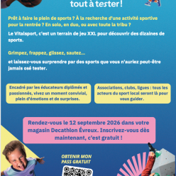 VITALSPORT DECATHLON SAMEDI 12 SEPTEMBRE